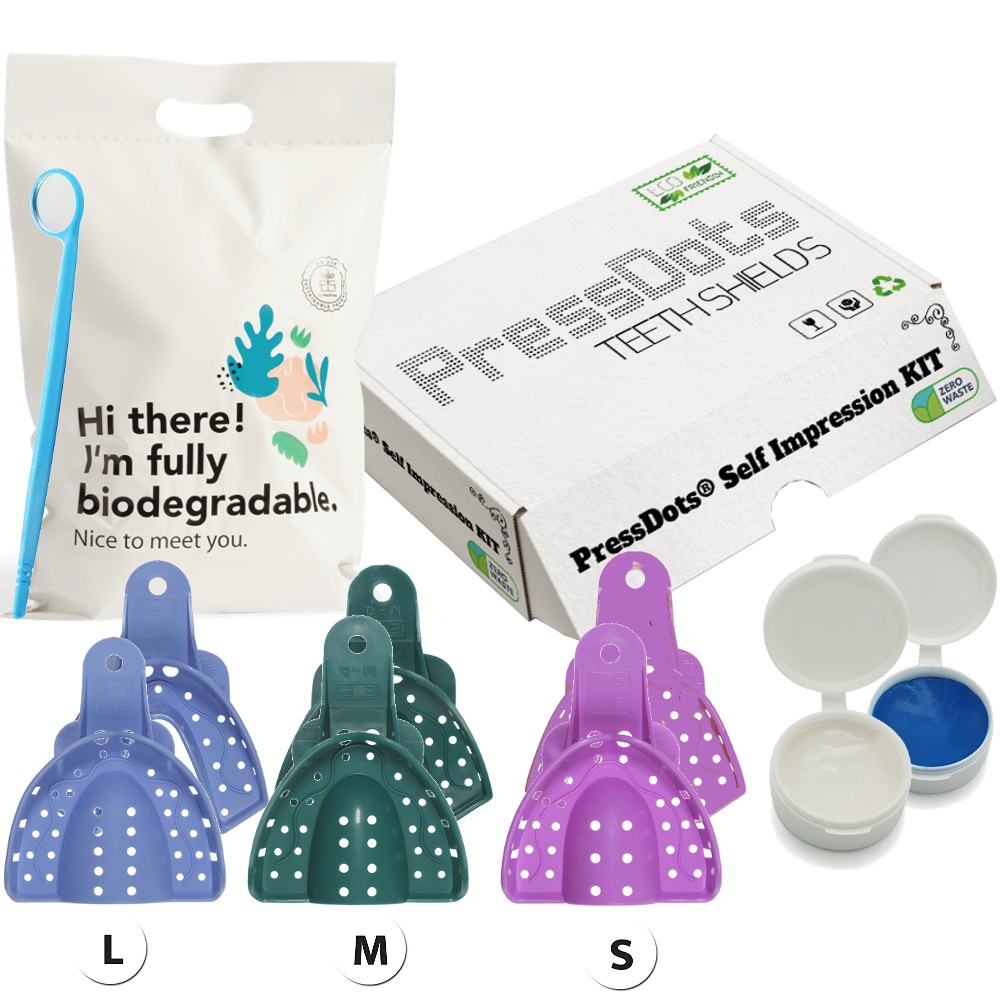 PRESSDOTS® Bleaching Schienen – SELF IMPRESSION KIT – Bild 4