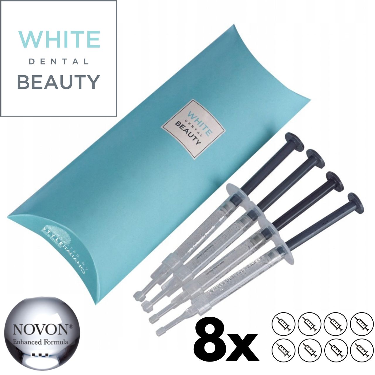 White-Dental-Beauty-6-HP-Zahnaufhellung Gels-x8